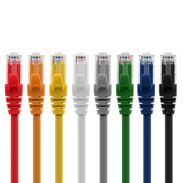 CAT6 UTP 24AWG PVC বেয়ার কপার প্যাচ কর্ড