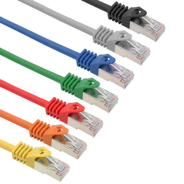CAT7 SSTP 26AWG LSZH বেয়ার কপার প্যাচ কর্ড